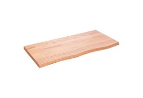 VidaXL Lichtbruin Houten Wastafelblad 100x50 cm - 35% Korting