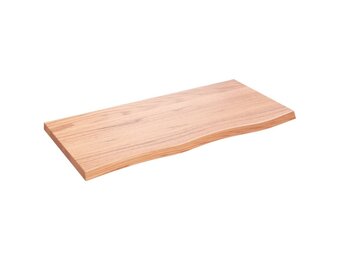 VidaXL Lichtbruin Houten Wastafelblad 100x50 cm - 35% Korting