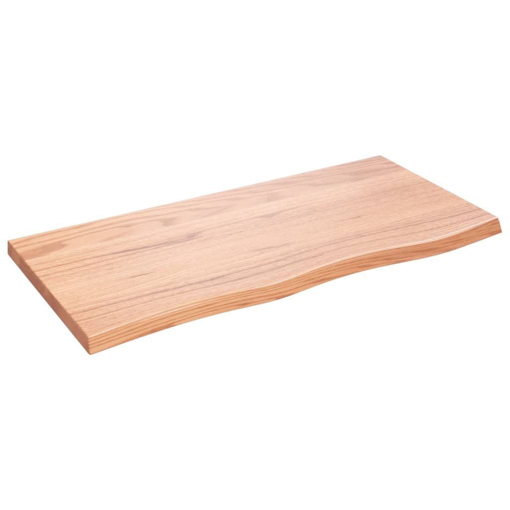 VidaXL Lichtbruin Houten Wastafelblad 100x50 cm - 35% Korting