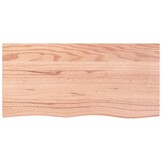 VidaXL Lichtbruin Houten Wastafelblad 100x50 cm - 35% Korting
