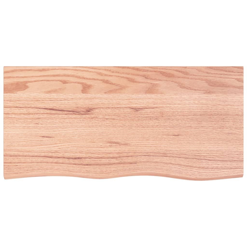VidaXL Lichtbruin Houten Wastafelblad 100x50 cm - 35% Korting