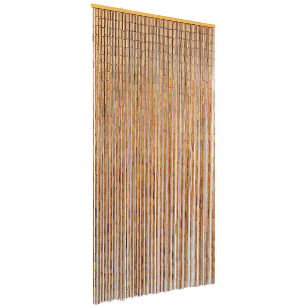 vidaXL Bamboe Vliegengordijn 90x220 cm - 34% Korting