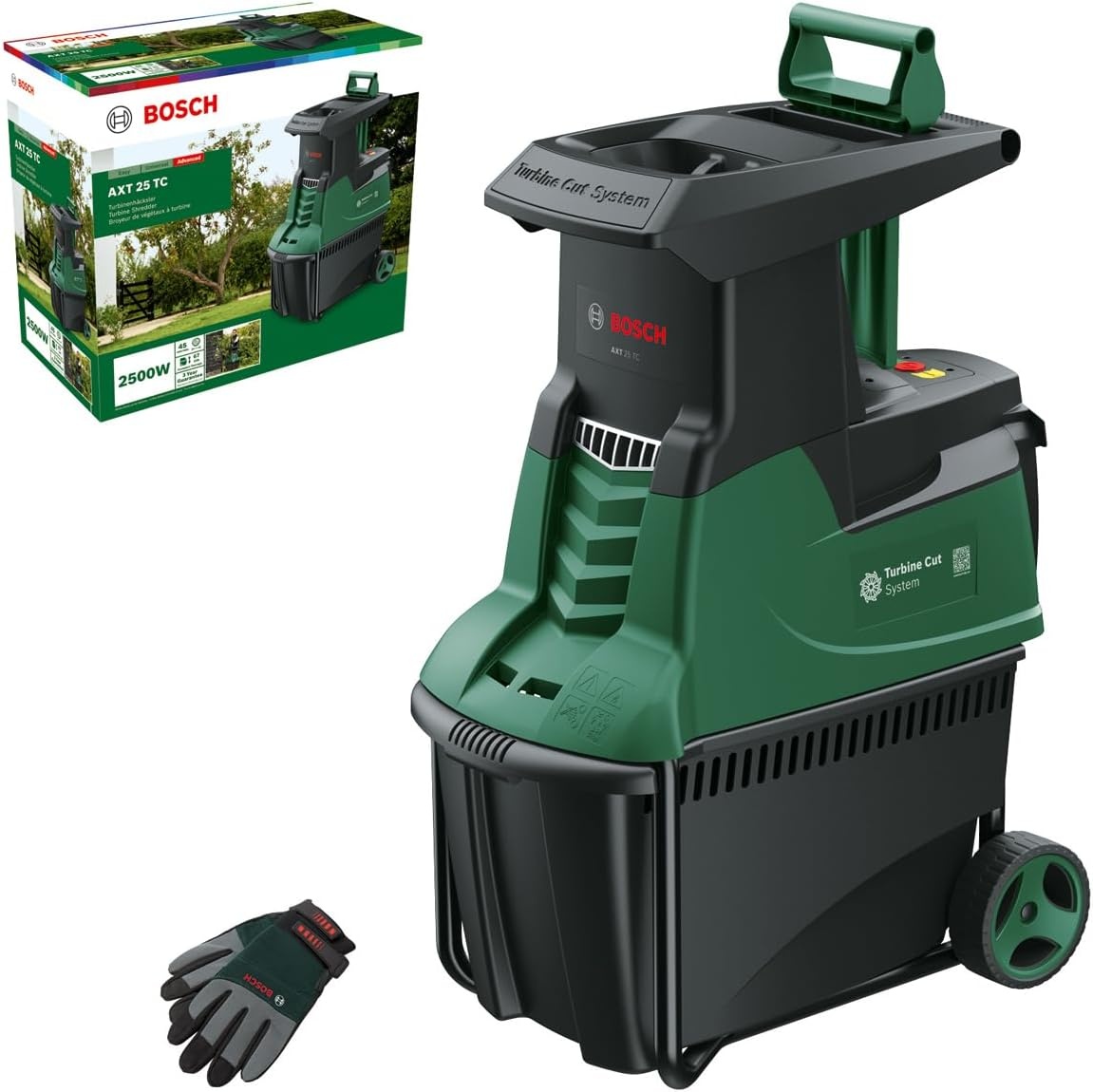 Bosch AXT 25 TC Hakselaar 2500W - Takken & Groenafval - 55% Korting