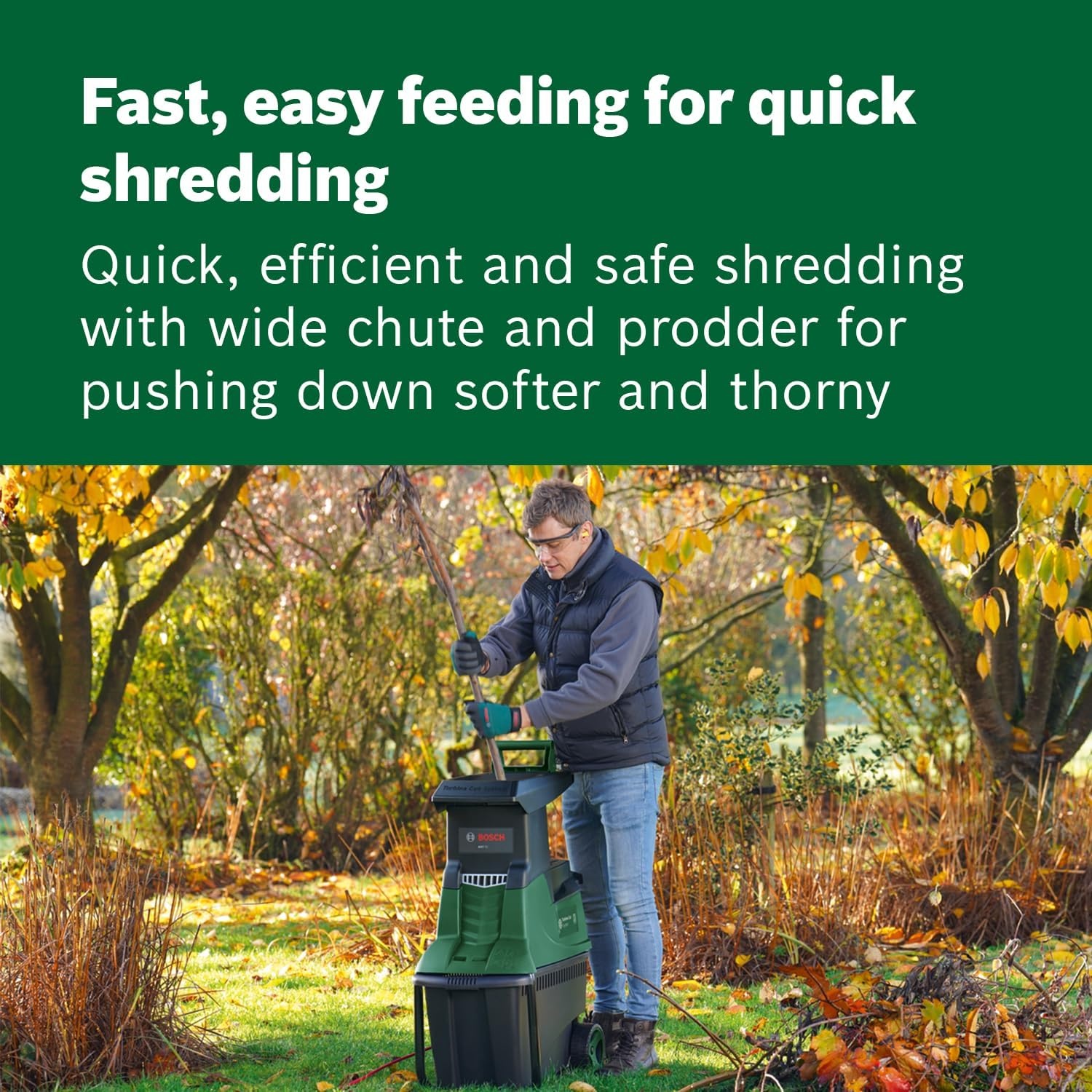 Bosch AXT 25 TC Hakselaar 2500W - Takken & Groenafval - 55% Korting