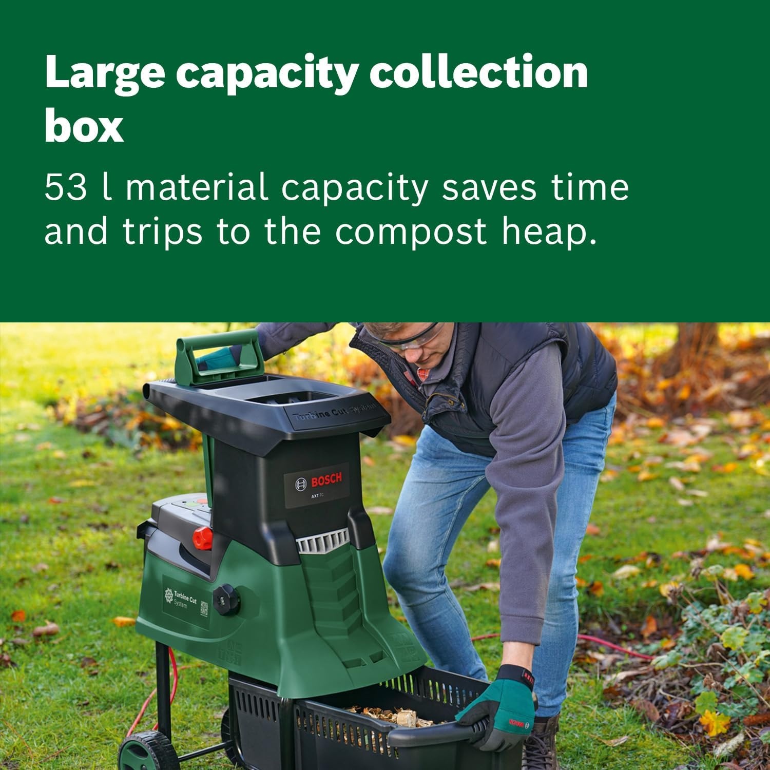 Bosch AXT 25 TC Hakselaar 2500W - Takken & Groenafval - 55% Korting