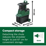 Bosch AXT 25 TC Hakselaar 2500W - Takken & Groenafval - 55% Korting