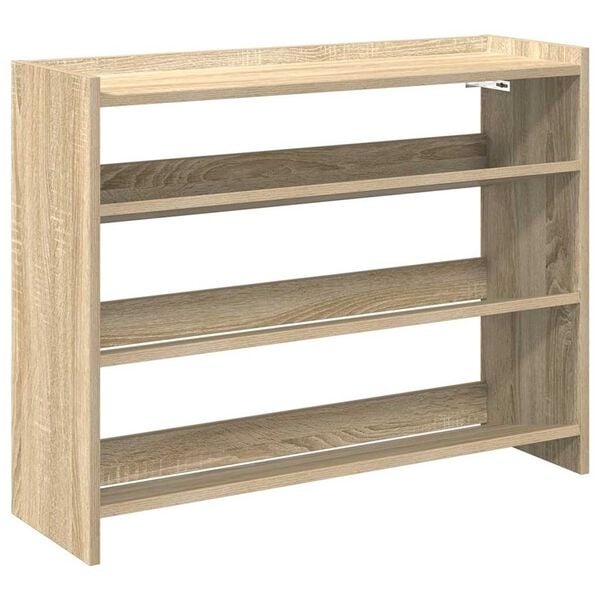 vidaXL Schoenenrek 80x25x62 cm Sonoma Eikenhout - 34% Korting