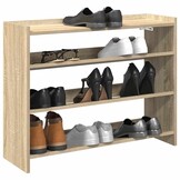vidaXL Schoenenrek 80x25x62 cm Sonoma Eikenhout - 34% Korting