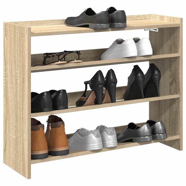 vidaXL Schoenenrek 80x25x62 cm Sonoma Eikenhout - 34% Korting