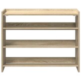 vidaXL Schoenenrek 80x25x62 cm Sonoma Eikenhout - 34% Korting