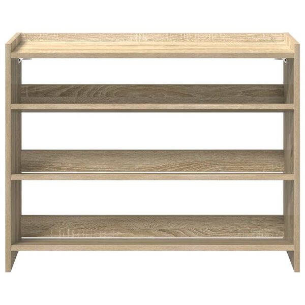 vidaXL Schoenenrek 80x25x62 cm Sonoma Eikenhout - 34% Korting