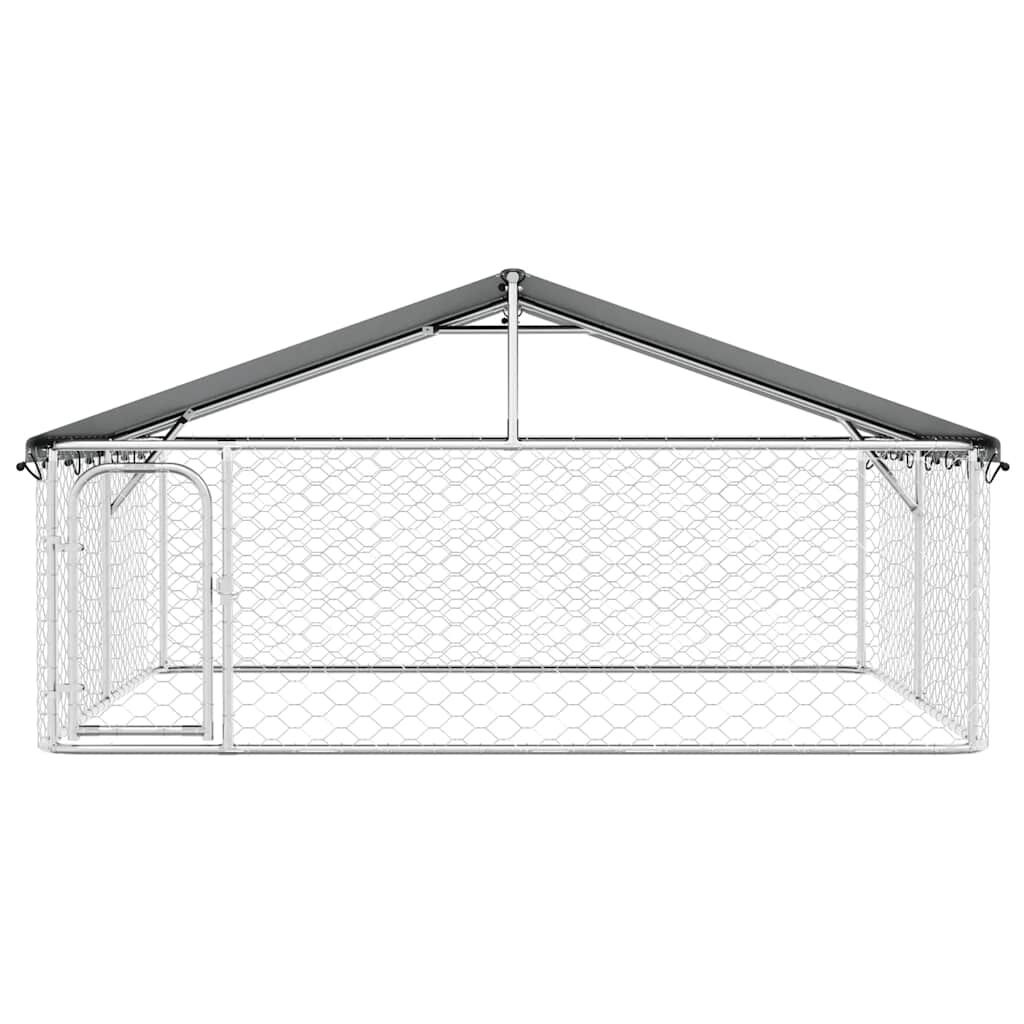 Hondenkennel met dak 300x300x150 cm - 35% Korting!