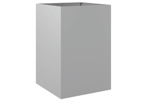 Plantenbak 52x48x75 cm Gegalvaniseerd Staal Zilver 62% Korting