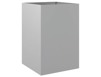 Plantenbak 52x48x75 cm Gegalvaniseerd Staal Zilver - 53% Korting