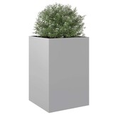 Plantenbak 52x48x75 cm Gegalvaniseerd Staal Zilver - 53% Korting