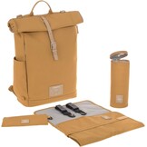 Luierrugzak Rolltop Curry - Gerecycled Polyester - 17,5-21,8L - 34% Korting