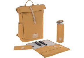 Rolltop Luierrugzak Curry - 47% Korting - 17,5-21,8L