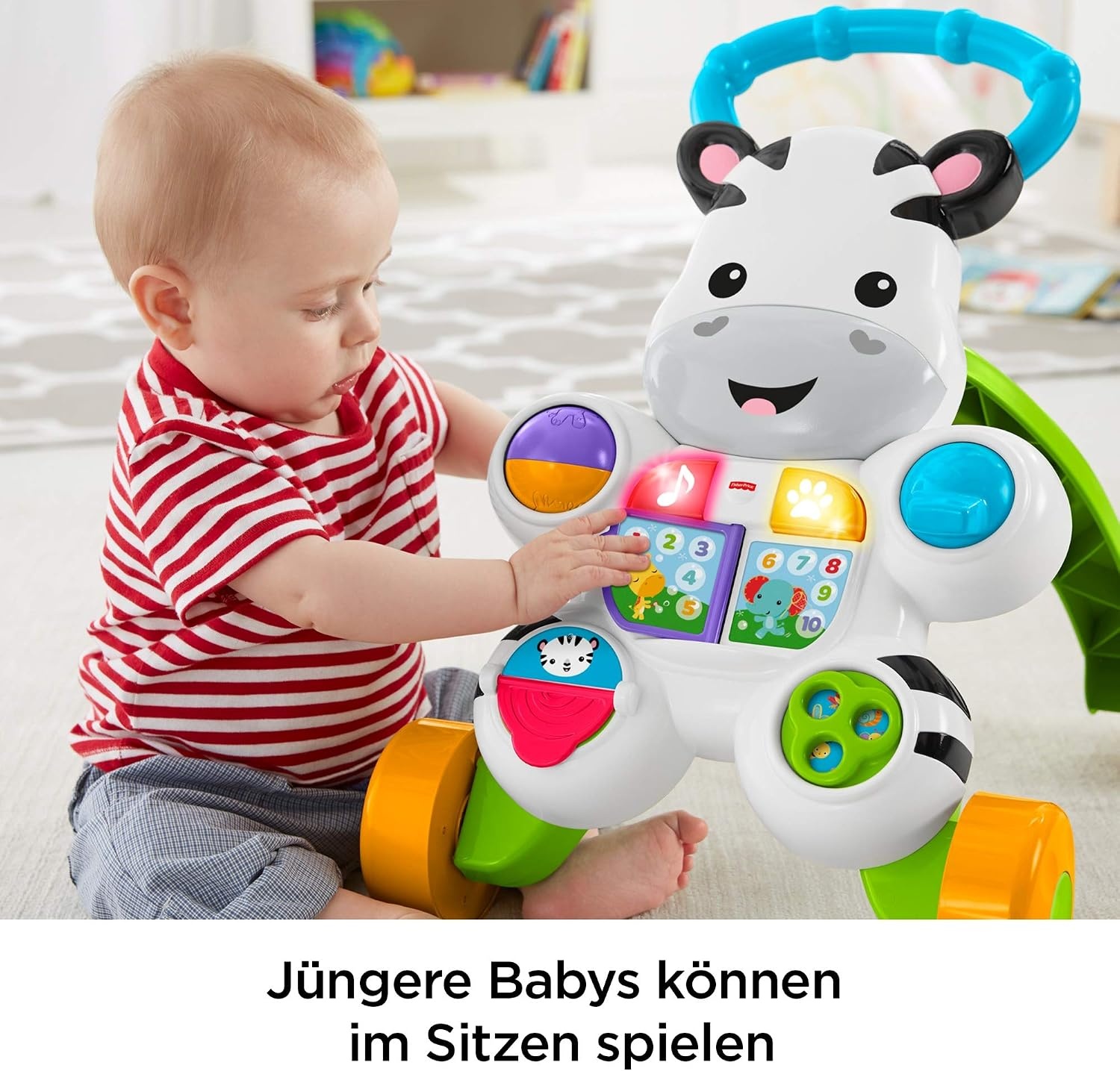 Loopwagen Zebra Muzikaal & Interactief voor Baby's - 33% Korting