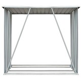 VidaXL Haardhoutschuur 163x83x154 cm Gegalvaniseerd Staal Bruin - 34% Korting