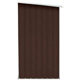 VidaXL Haardhoutschuur 163x83x154 cm Gegalvaniseerd Staal Bruin - 34% Korting