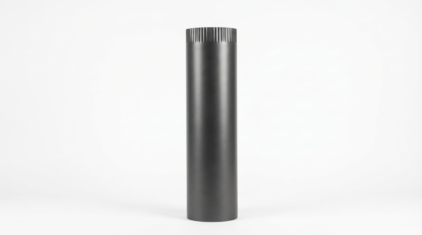 Zwarte Kachelpijp - Staal - Ø 120 mm - 50 cm - 20% Korting