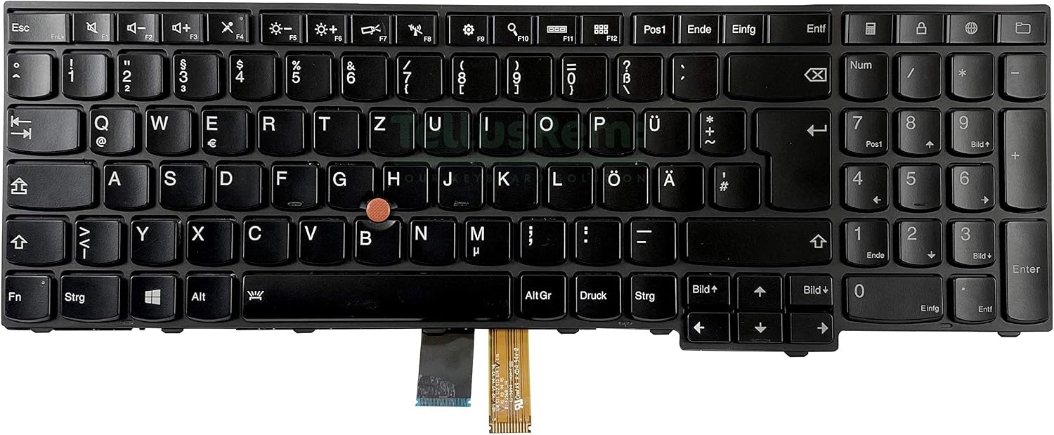 Vervangend Toetsenbord voor Lenovo Thinkpad E531 T540 T540P T550 L540 W540 W550S W550 W541 Duits met Achtergrondverlichting