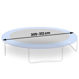 Trampoline Springmat 305-312cm - 54 Haken - 33% Korting