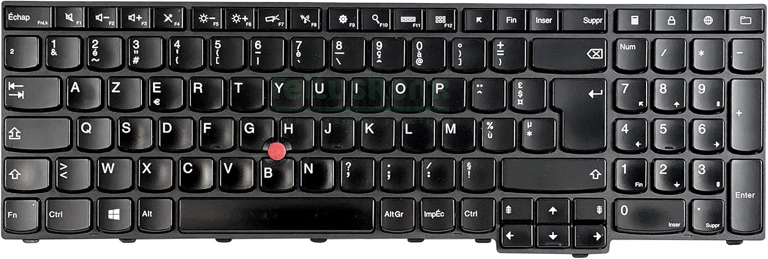 Vervangend toetsenbord Frans zonder achtergrondverlichting voor Lenovo Thinkpad E531 T540 T540P T550 L540 W540 W550S W550 W541