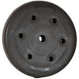 20 kg Halterschijf Zwart - Vinyl & Beton (29,5 mm) - 33% Korting