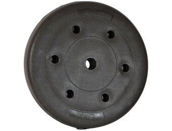 20 kg Halterschijf Zwart - Vinyl & Beton (29,5 mm) - 33% Korting