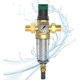 Messing Waterdrukregelaar 3/4" met Manometer & Filter - 33% Korting