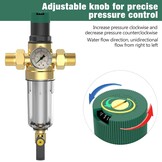 Messing Waterdrukregelaar 3/4" met Manometer & Filter - 33% Korting