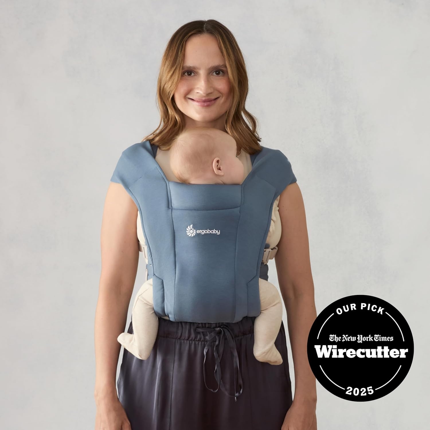 Ergobaby Draagzak Embrace Oxford Blauw - 58% Korting!