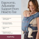 Ergobaby Draagzak Embrace Oxford Blauw - 58% Korting!