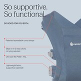 Ergobaby Draagzak Embrace Oxford Blauw - 58% Korting!