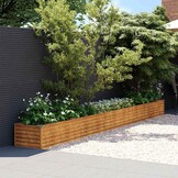 Verhoogde Plantenbak 482x50x36 cm Cortenstaal - 54% Korting!