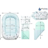 Medi Partners Babynest Set 5-delig Oceaan met munt Minky - 34% Korting