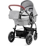 KinderKraft Moov 3-in-1 Reiswieg & Kinderwagen (Grijs) - 35% Korting!