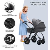 KinderKraft Moov 3-in-1 Reiswieg & Kinderwagen (Grijs) - 35% Korting!