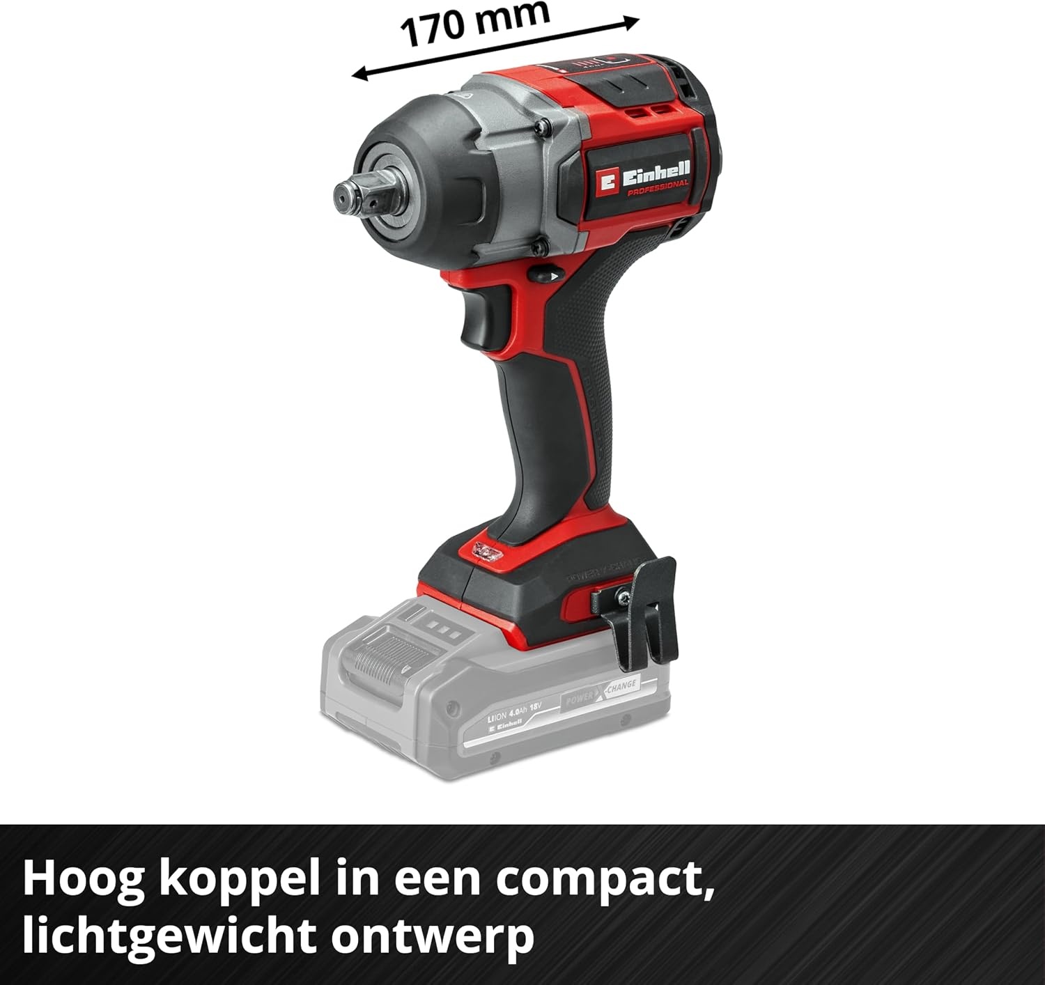 Einhell Accu Slagmoersleutel TP-CW 18/750-C Li BL-Solo - 35% Korting