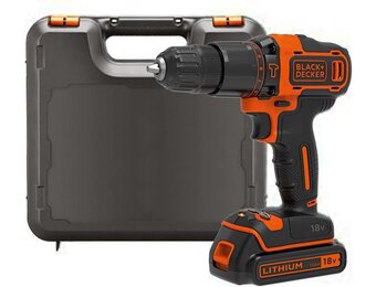 Black+Decker Accu-slagboorschroevendraaier BDCHD18K 18V 1.5Ah - 34% Korting