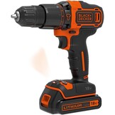 Black+Decker Accu-slagboorschroevendraaier BDCHD18K 18V 1.5Ah - 34% Korting