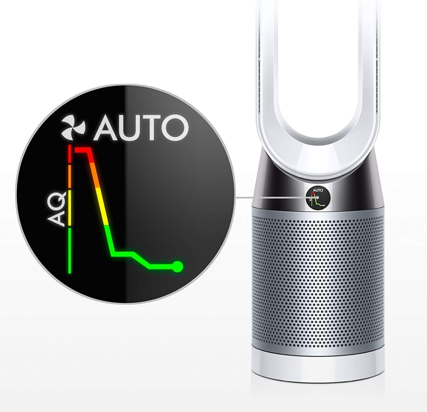 Dyson Pure Cool TP04 Luchtreiniger/Ventilator - Wit/Zilver - 60% Korting