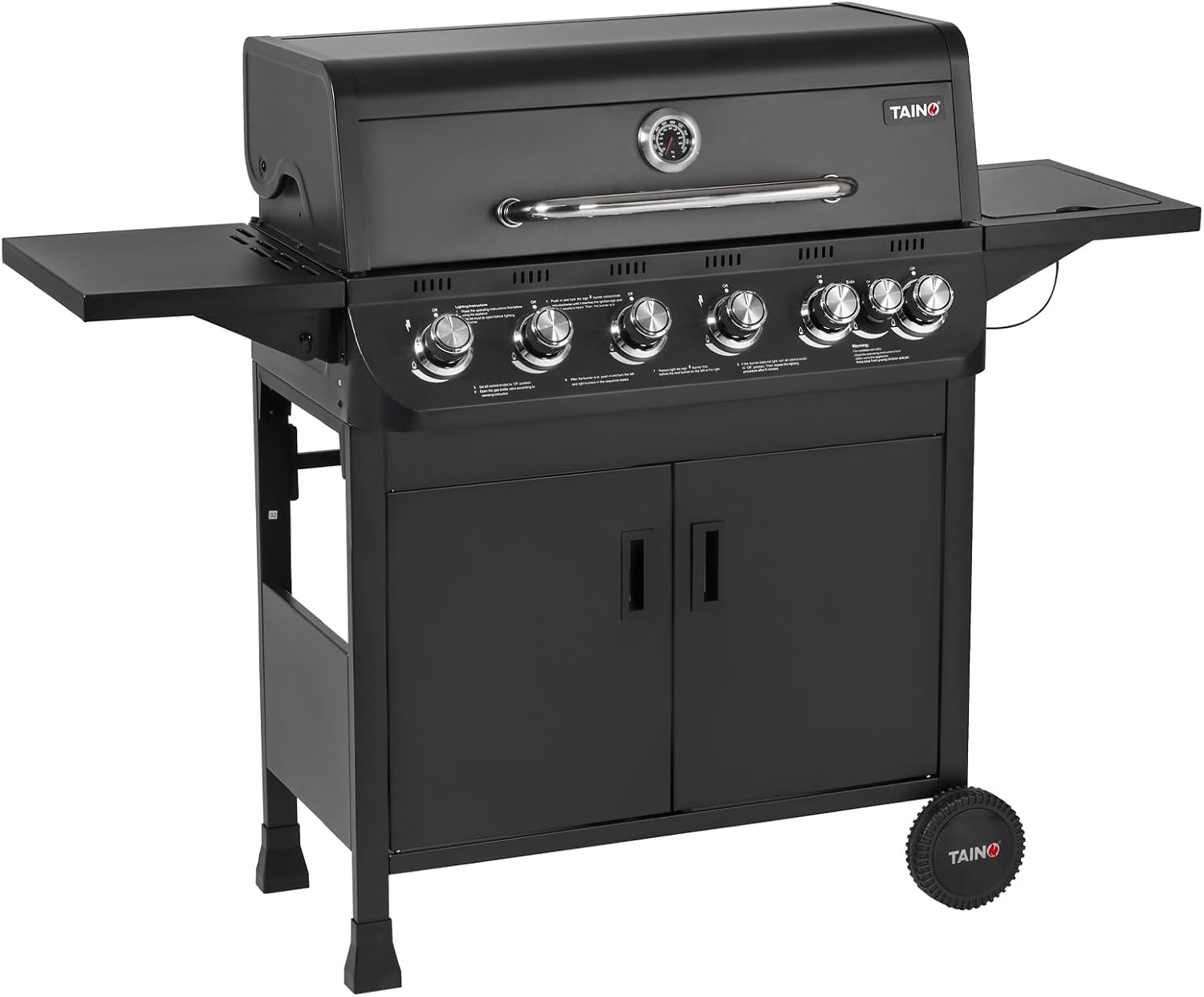 TAINO Brando 6+1 Gasbarbecue met Zijbrander - 35% Korting