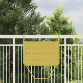 VidaXL Balkontafel Goud Staal 60x39x65cm - 34% Korting!