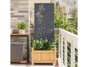 vidaXL Tuin Privacy Scherm Antraciet 50x140cm - 46% Korting