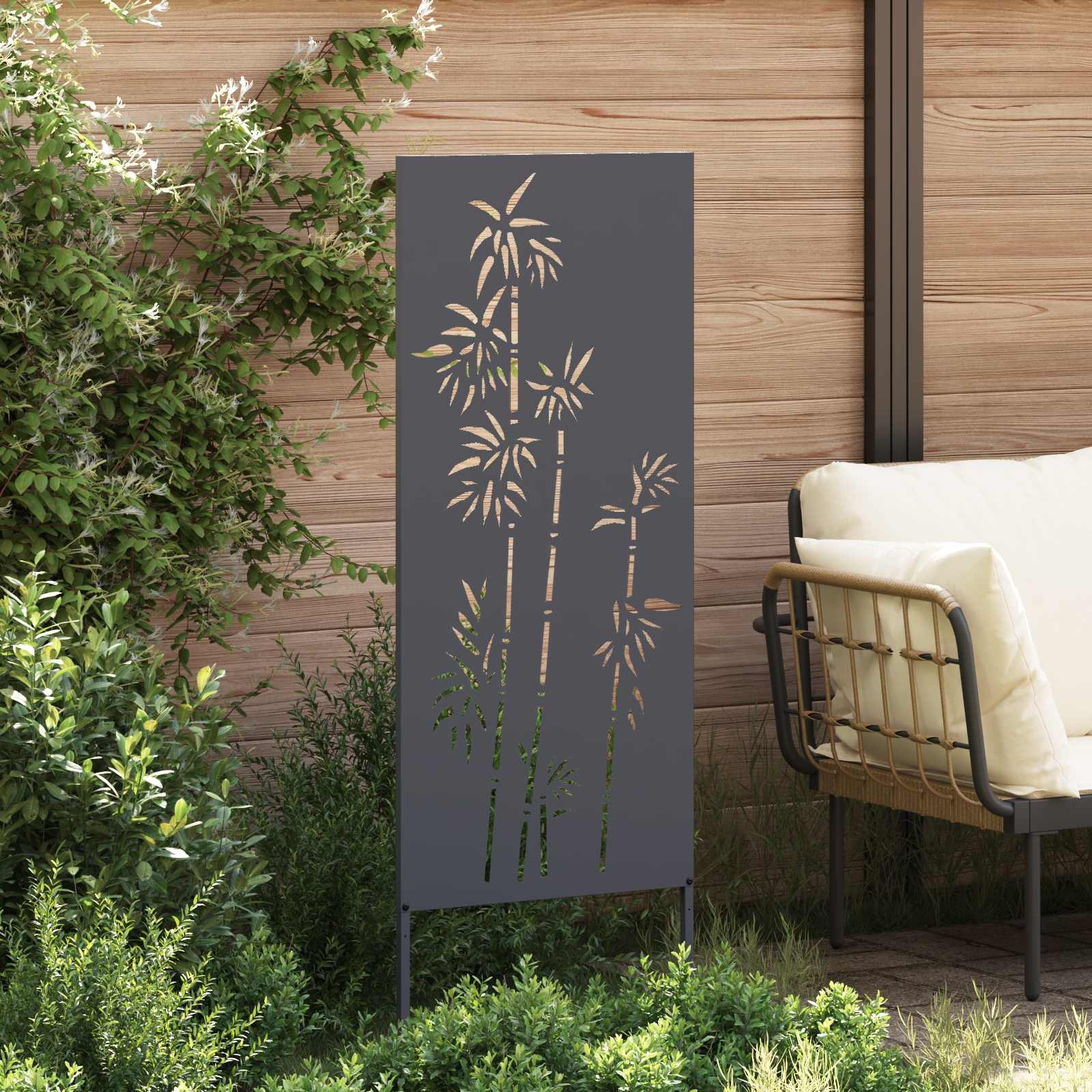 vidaXL Tuin Privacy Scherm Antraciet 50x140cm - 46% Korting