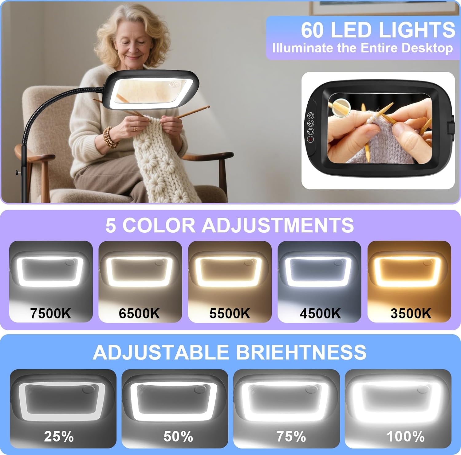 Vergrootglas 10x met LED licht & Standaard - 34% Korting