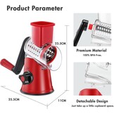 GDL Kaasrasp met Zwengel & 3 RVS Messen - 33% Korting!
