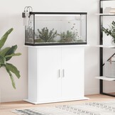 Aquariumstandaard Hout Wit 81x36x73 cm - 34% Korting